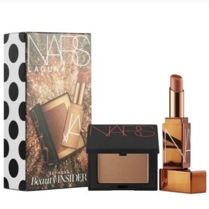 NIB 🌟 NARS Laguna Bronzer and Lipstick Set - Bronze and Tan